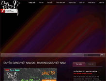 Tablet Screenshot of duyendangvietnam.tv